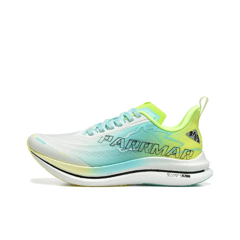 PARRMAR ZhiXing 1,0 Беговые кроссовки Низкий топ Флуоресцентный лаймово-зеленый Унисекс