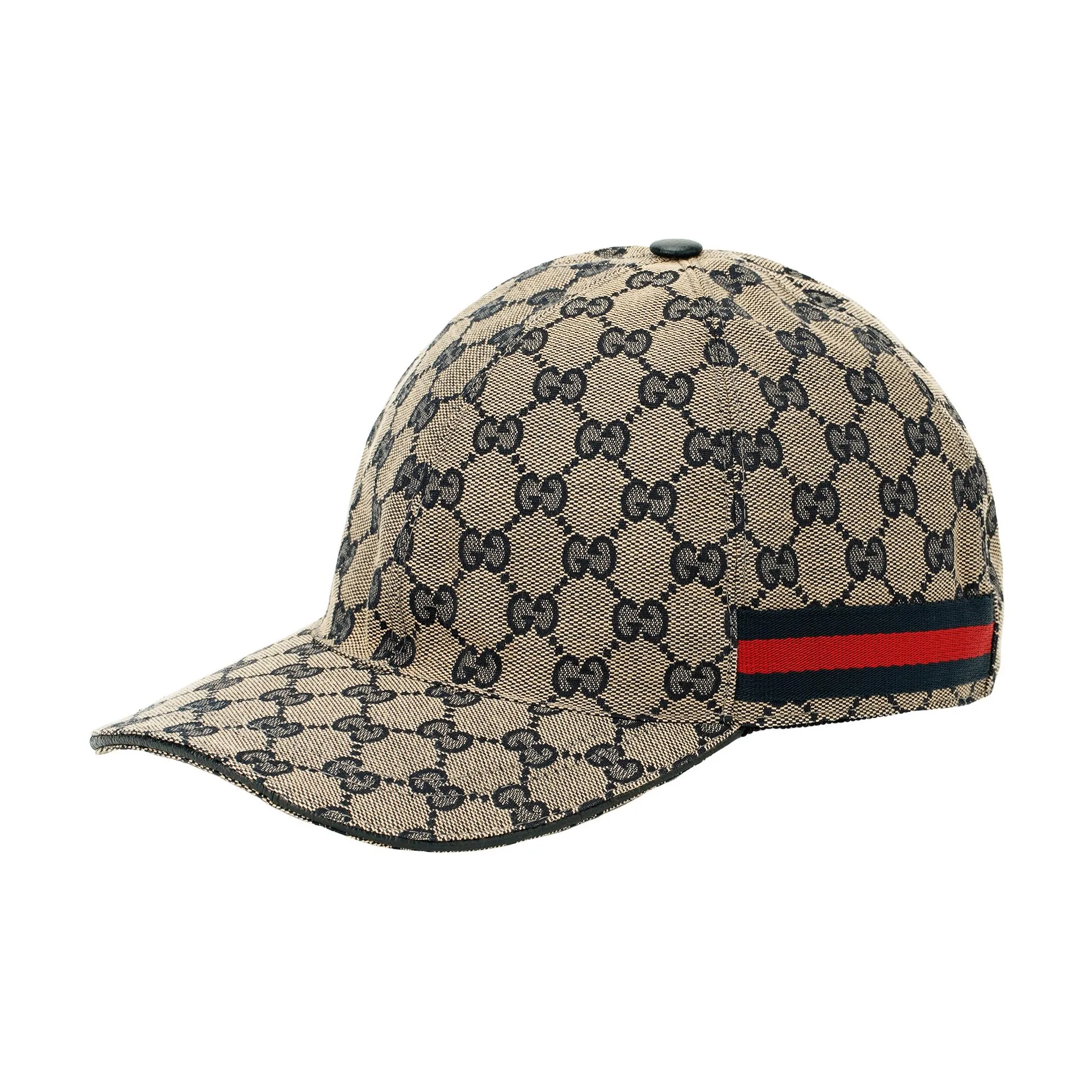 GUCCI Original GG Canvas Baseball Hat With Web