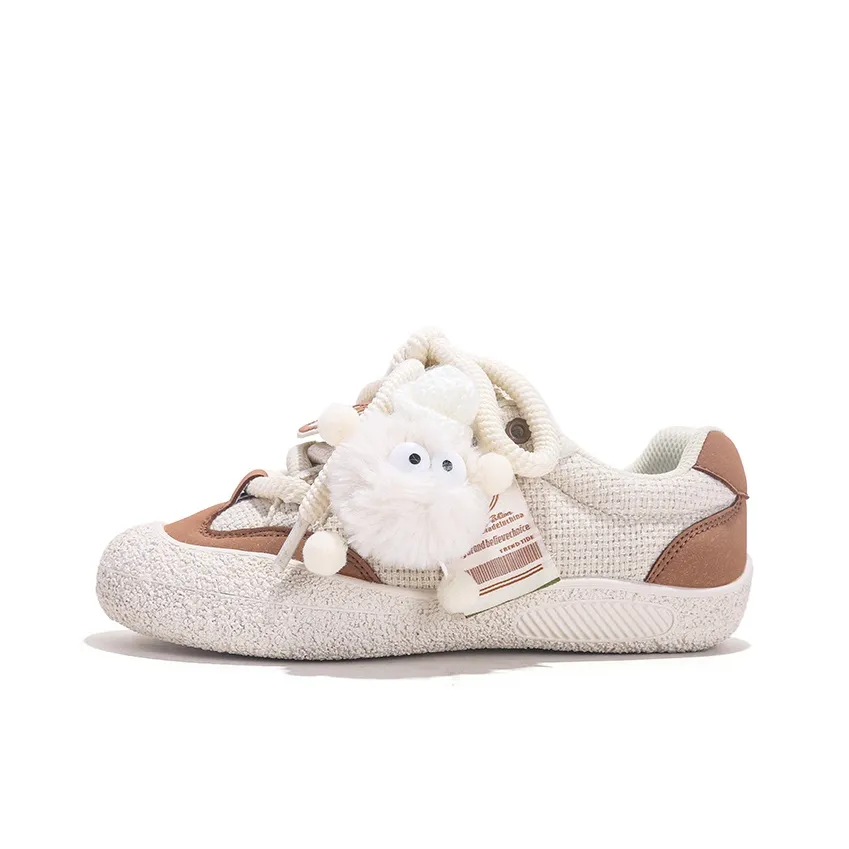 Jifffly Quirky Cute Pet Design European Puffy Shoes Non-slip Lightweight Low-Top Casual Shoes Women's