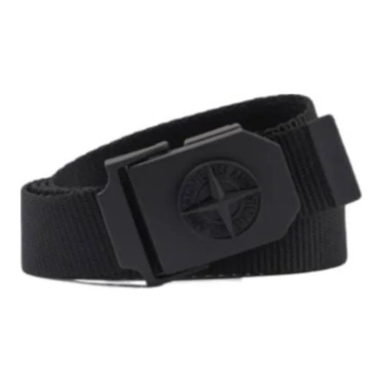 STONE ISLAND Compass Badge Sliding Fastened Belt