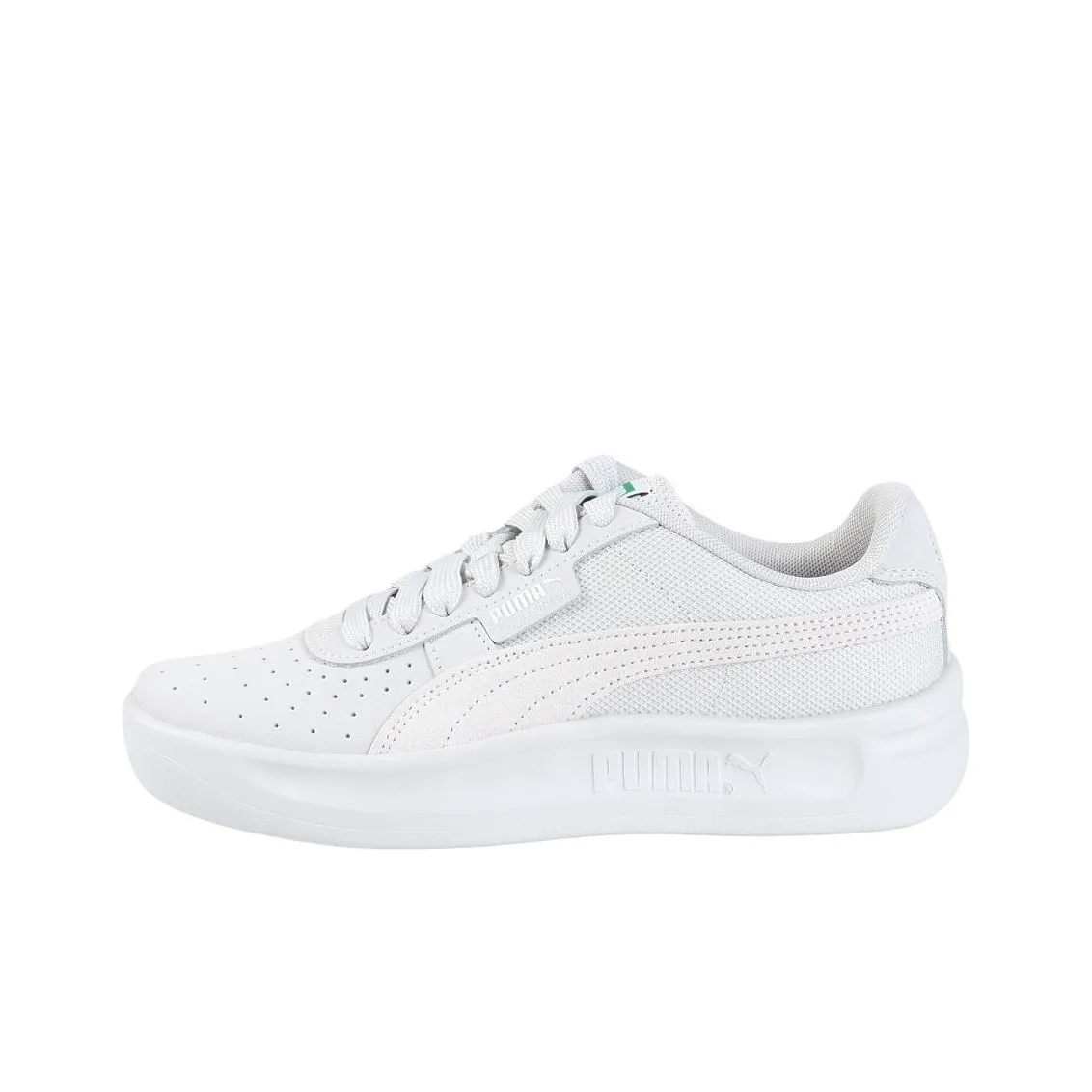 PUMA California Lwt Low Top Casual Shoes Unisex Gray White