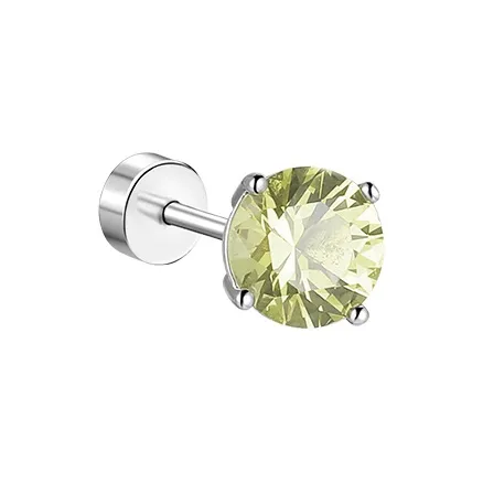 EAR PARTNER Титановые стальные серьги-гвоздики унисекс