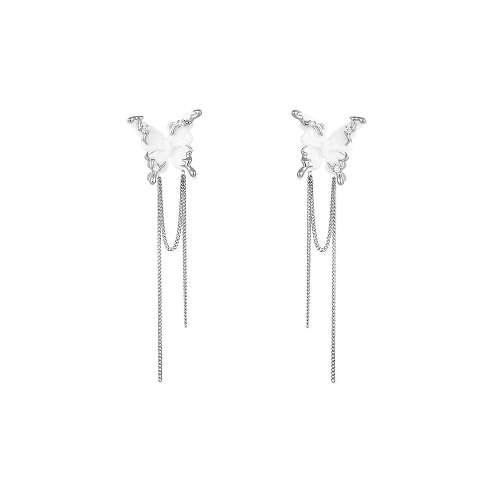 TUTAE Сплав Серьги Женские Белые