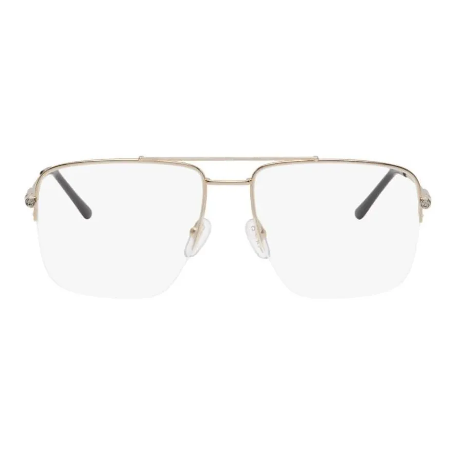 GUCCI Металл Aviator Солнцезащитные очки Унисекс Золото