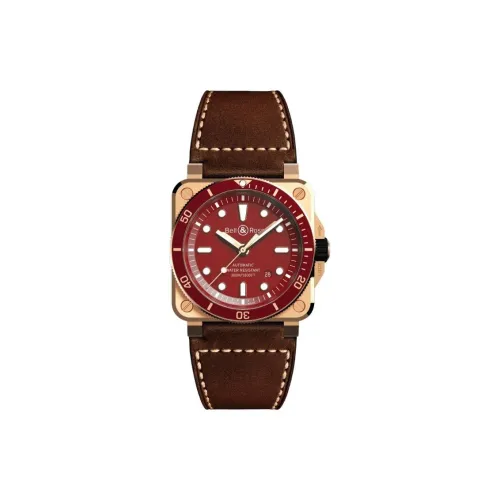 BELL & ROSS Автоматический Механический Часы Мужские Movement 42 мм Красные