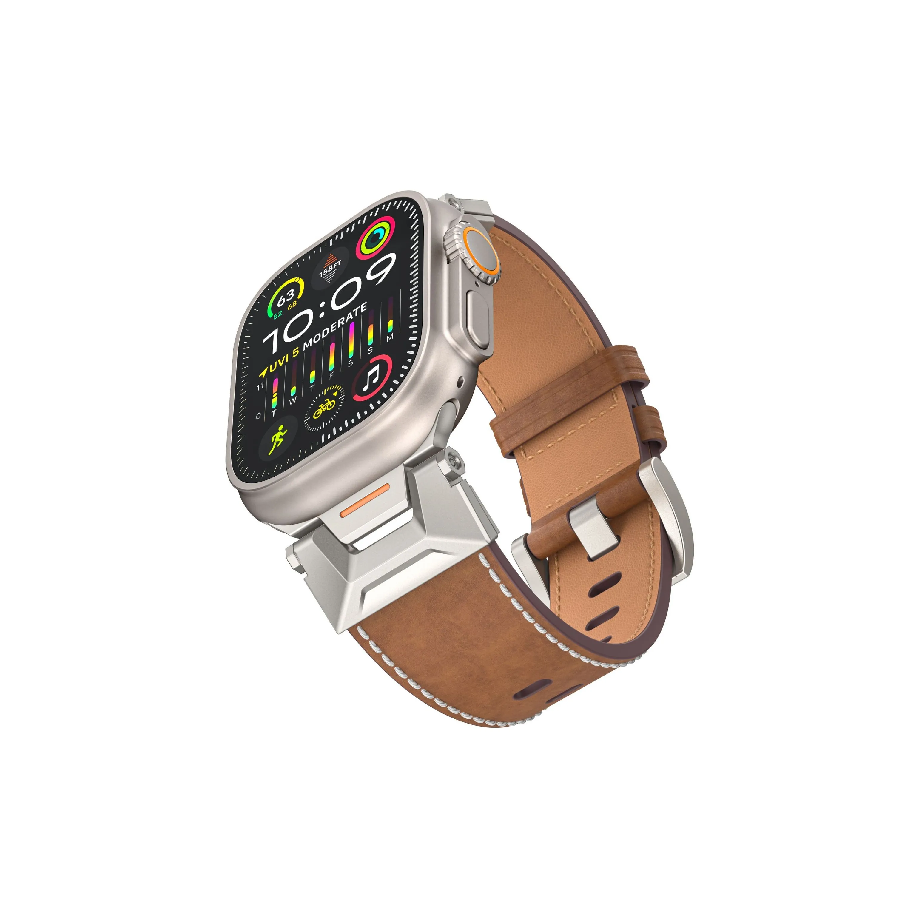 MSSM Watch Полоска Apple Совместимость Натуральная кожа Материал