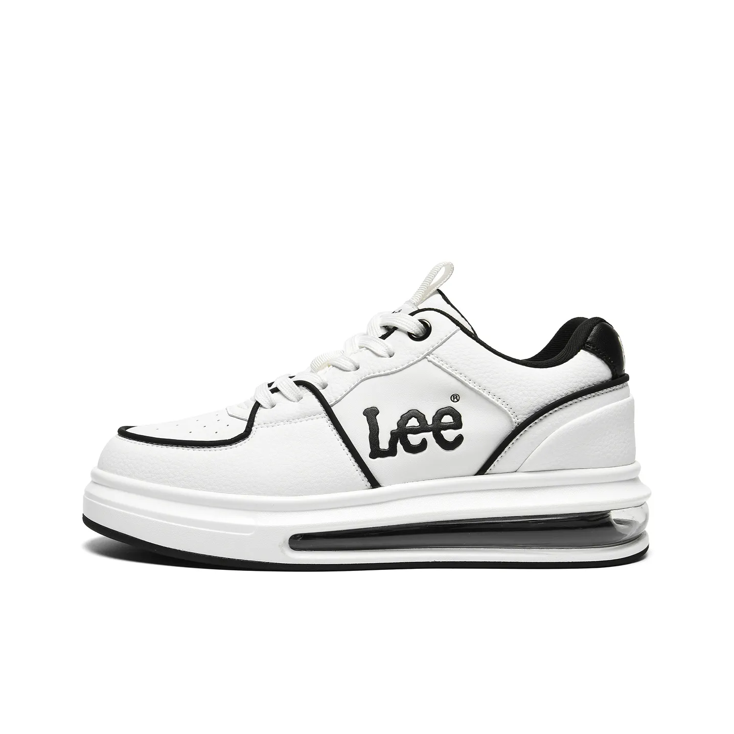 Lee Classic Air Cushion Белые Кроссовки Lightweight Breathable с увеличением высоты Низкие Кроссовки для скейтбординга Мужские