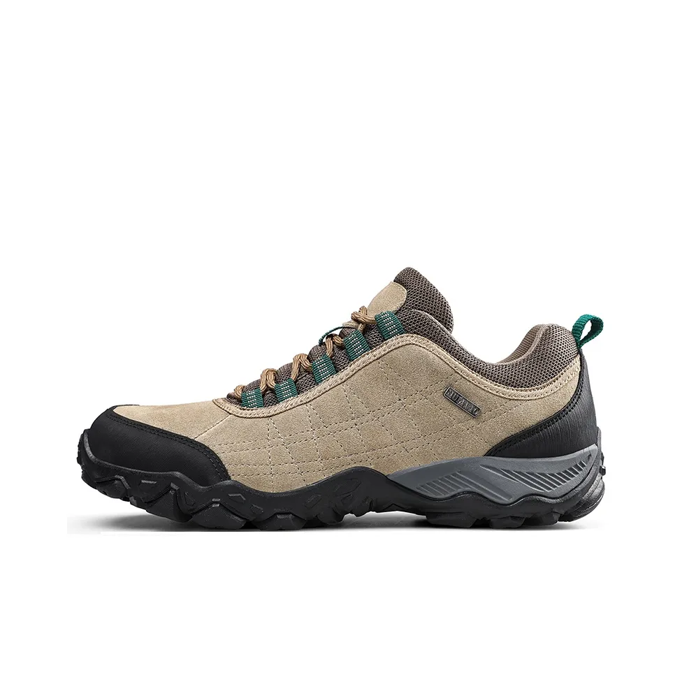 HUMTTO Cushioning Breathable Support Low Top Hiking Shoes Men's Khaki