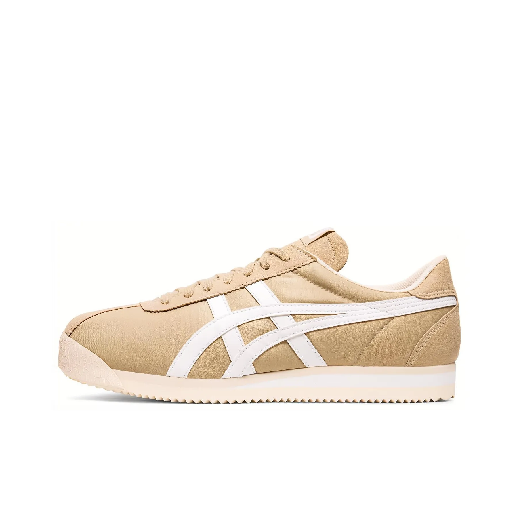Onitsuka Tiger CORSAIR Slip Resistant Abrasion Resistant Низкий Топ Беговые кроссовки Женские Светло-желтый