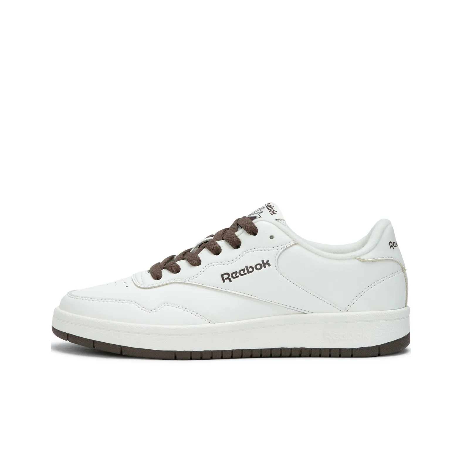 Reebok COURT 1000 Anti Slip Wear Resistant Low Top Skateboard Shoes Unisex White