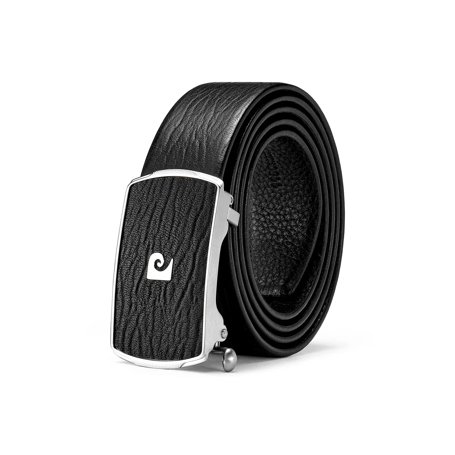 PIERRE CARDIN Мужские брюки из коровьей кожи ремень черный ширина 3,45 см