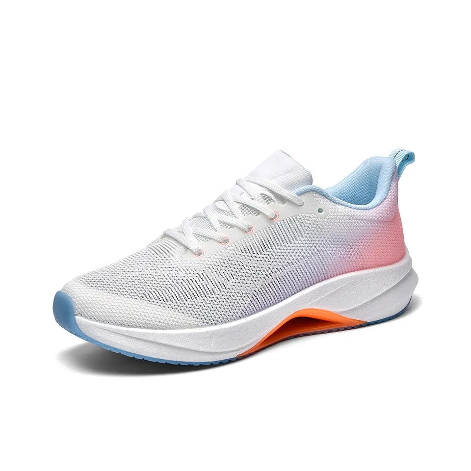 TONYBEAR Running Shoes Unisex Low Top White/Black