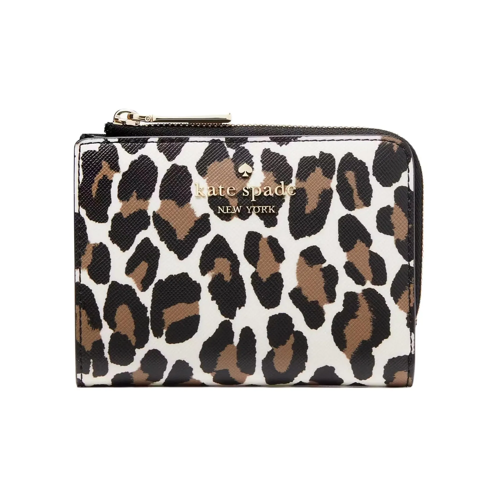 Kate Spade PVC Wallet Trumpets Women's Cream Multicolor