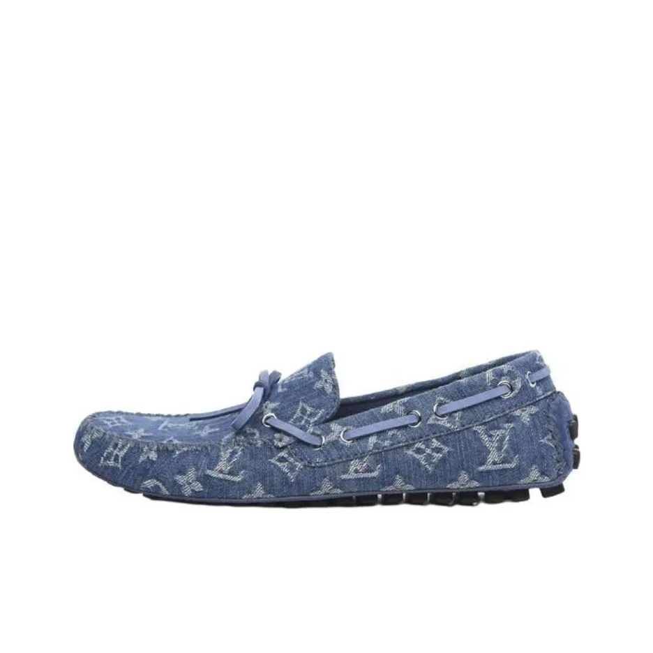 LOUIS VUITTON Arizona Loafers 'Denim Monogram'