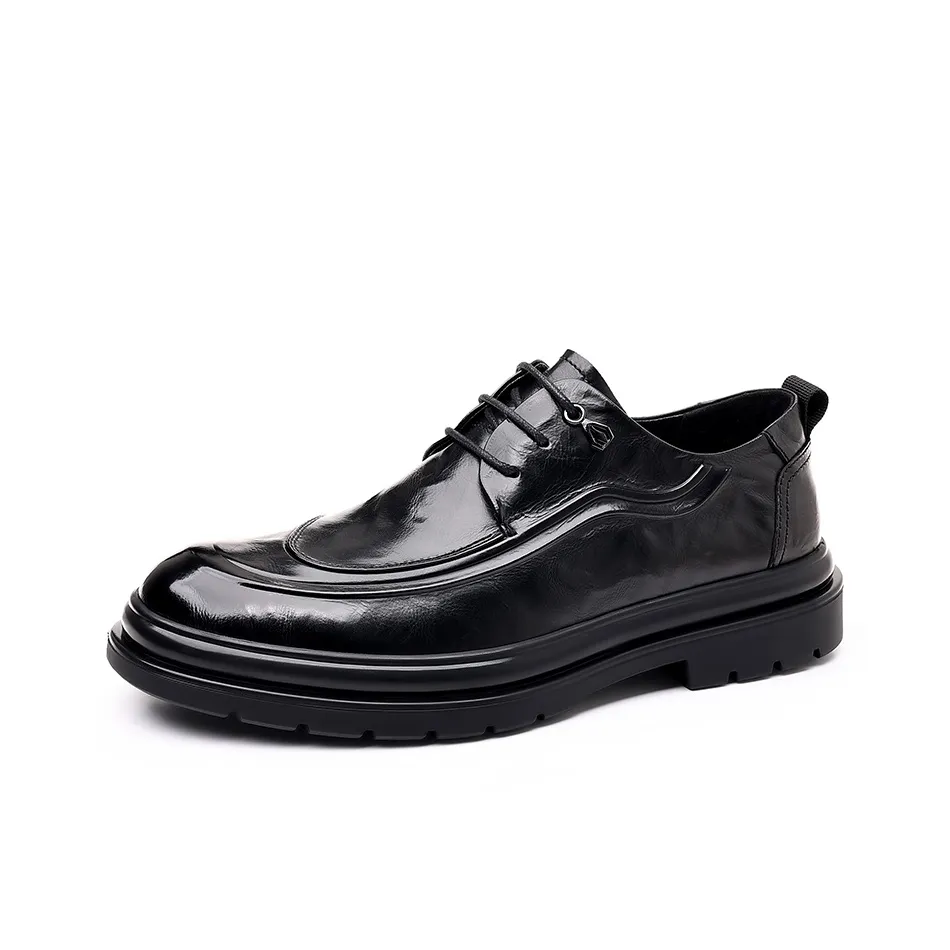 Bull charm Men's Casual Shoes Men's Low top Black/Brown