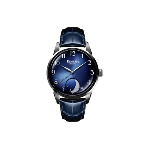 BEHRENS Автоматический Механический Movement Унисекс Часы 42mm*42mm*11mm Синий