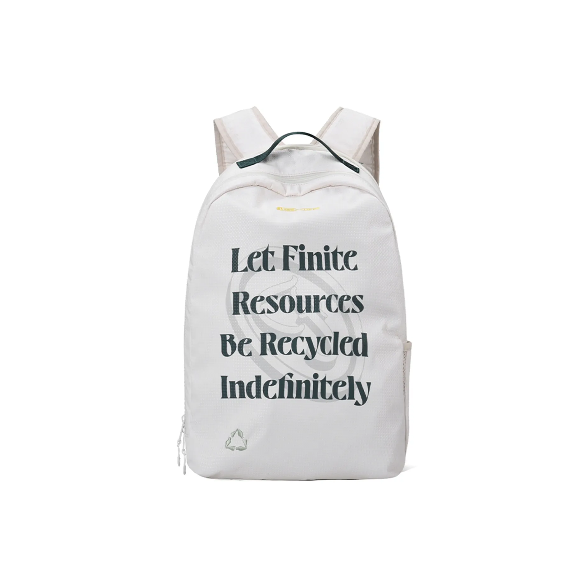 FINITE LOOP Recycled Material Backpack Regular Unisex Beige