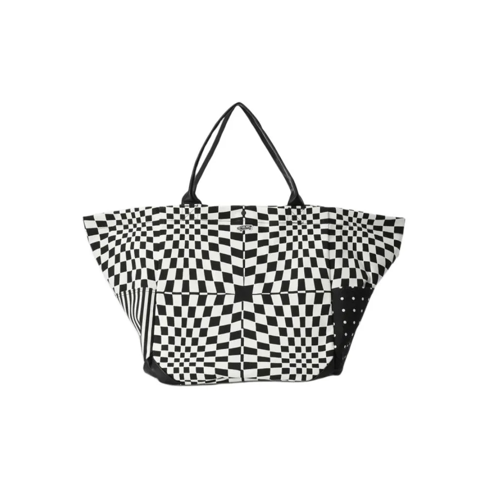 VANS Хлопок Canvas Сумка-тоут Сумка для покупок Сумка Сумка через плечо Женская Черная