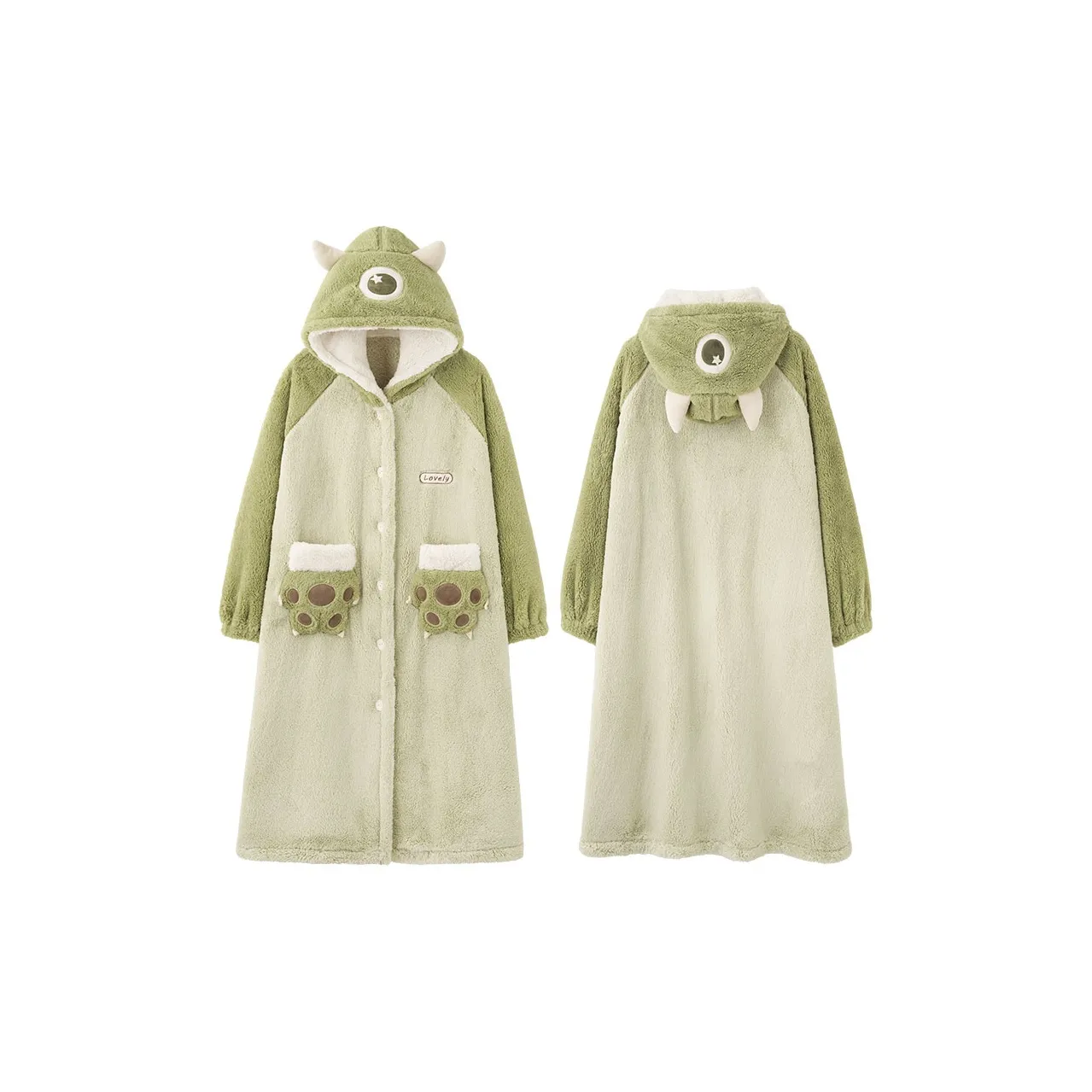 Tianmicat Bath Robes Women's Green