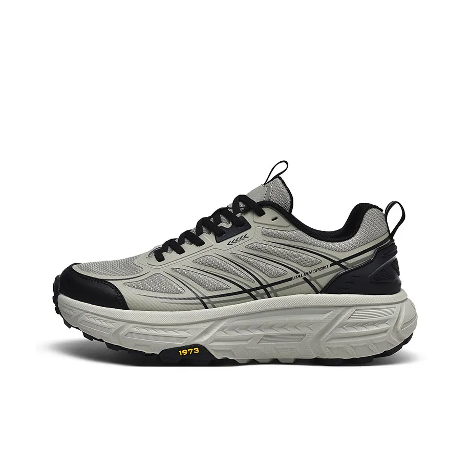 LOTTO Chryso V2 Non Slip Износостойкий Ударопрочный Низкий Топ Уличная Обувь Мужская Серый Зеленый