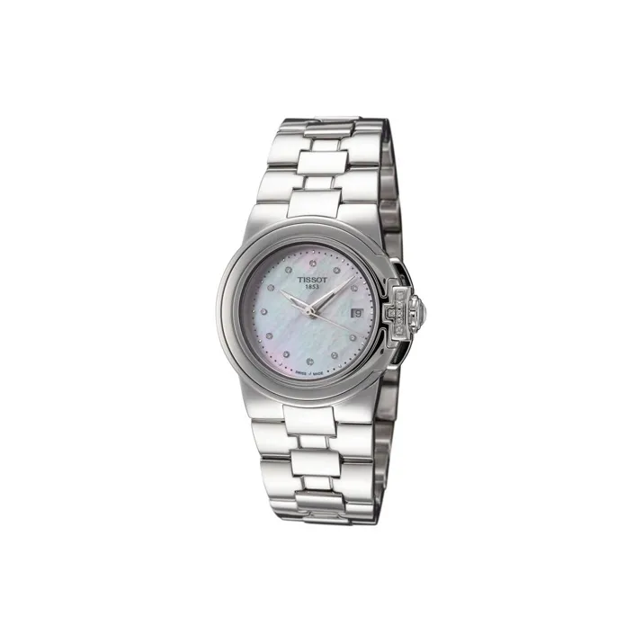 Tissot Quartz Movement Женские T Lady Collection Часы 31,15 мм Жемчужная раковина Цвет