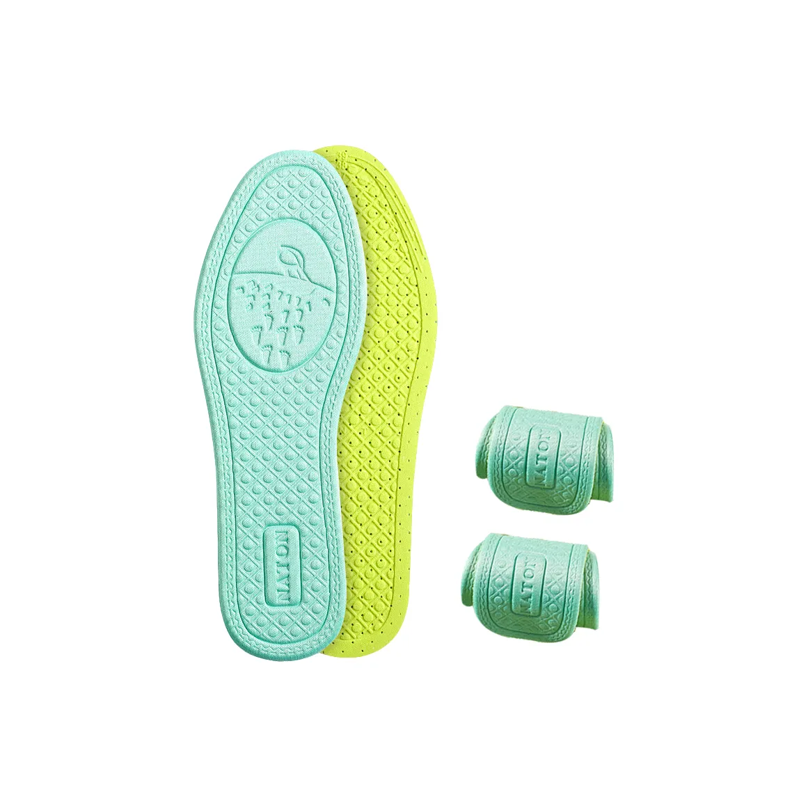 Step Cloud Eco Friendly Foam Breathable Mesh Mint Mugwort Essence Insoles Unisex