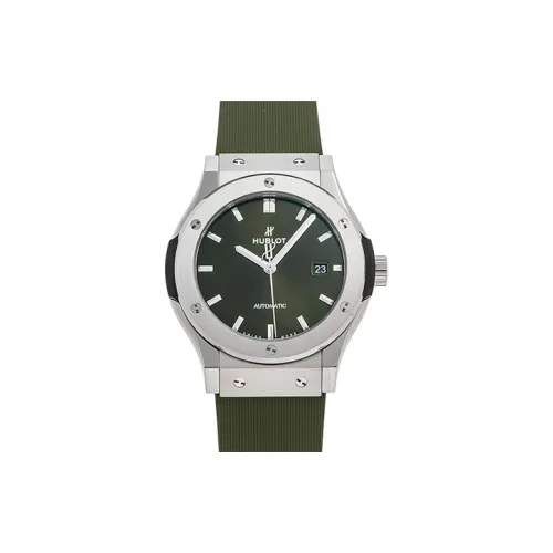HUBLOT Автоматический Механический Movement Мужские Часы 42 мм Зеленые