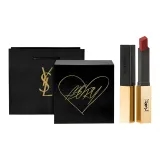 골드 바 N°1966 빈티지 레드 브라운 2.2g + YSL 쇼핑백 + 블랙 골드 선물 포장