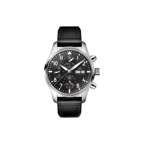 IWC Автоматический Механический Movement Мужские Часы Pilot Collection 41 мм Черные