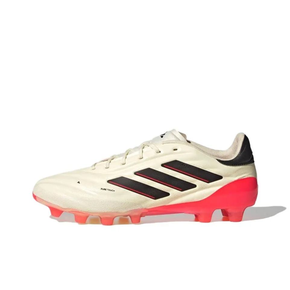 Adidas COPA PURE 2 Soccer Shoes Men Low Top Beige/Pink/Black