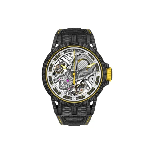 Roger Dubuis Ручной Механический Движение Мужские Kings Racing Series Часы 45 мм С Вырезом