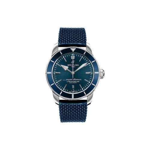 Breitling Автоматический Механический Movement Мужские Часы Super Ocean Collection 44 мм Синие