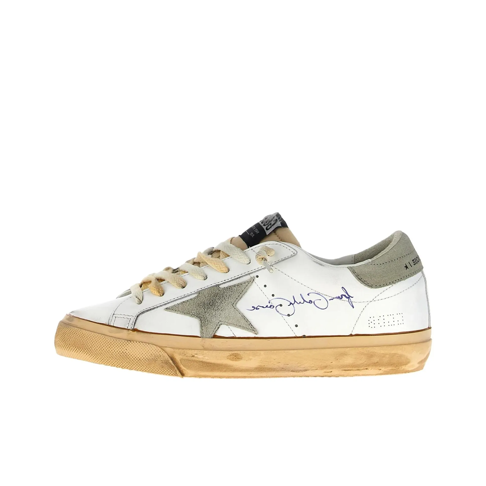 Golden Goose Super Star Low Top Skateboard Shoes Men White