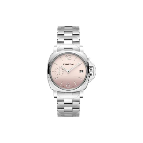 PANERAI Автоматический Механический Movement Унисекс LUMINOR DUE LUMINO Collection Часы 38 мм Розовые