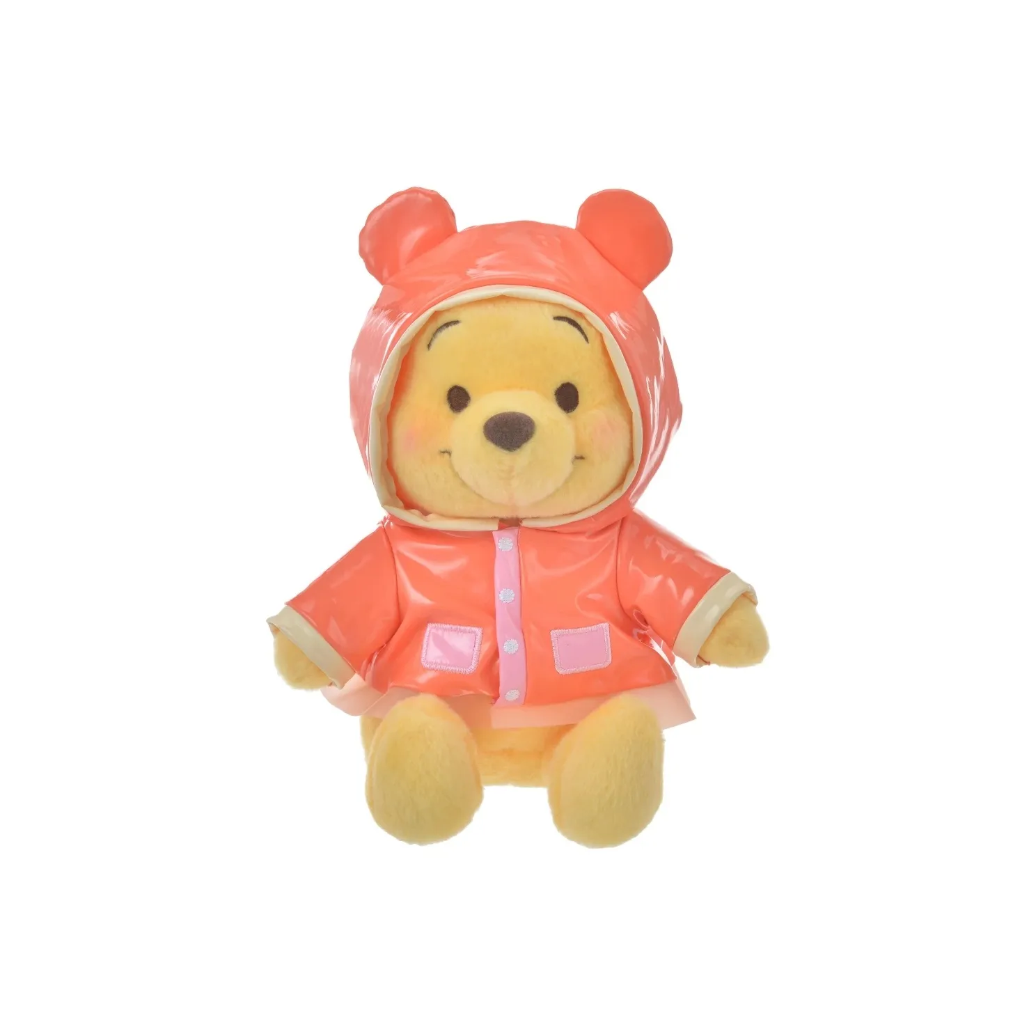 Disney Winnie The Pooh Raincoat Collection Dolls Plush Doll 25cm High
