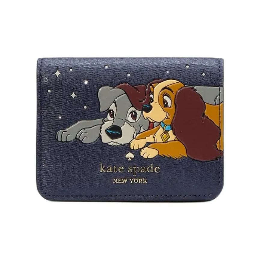 Kate Spade Textured PVC Wallet Women's Marine Blue