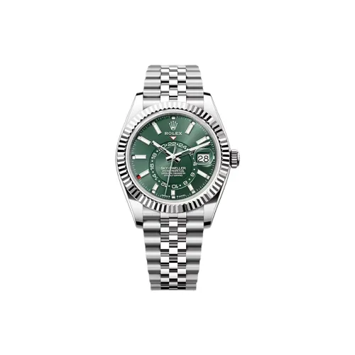ROLEX Автоматический Механический Movement Мужские Длинный Range Эксплорер SERIES Часы 42 мм Зеленые
