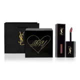 N°610 아이스 우롱+YSL 쇼핑백 블랙 골드 선물 포장