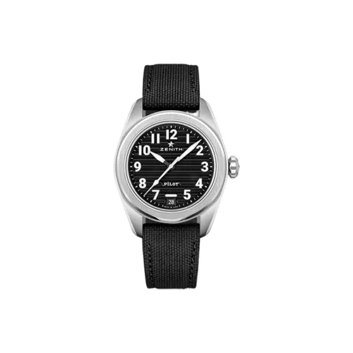 ZENITH Автоматический Механический Movement Мужские Часы 40 мм Черные