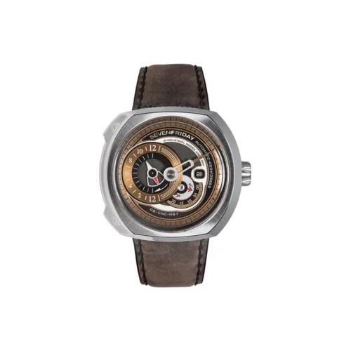 SEVENFRIDAY Автоматический Механический Movement Мужские Часы 44,3mm*49,7mm Серый