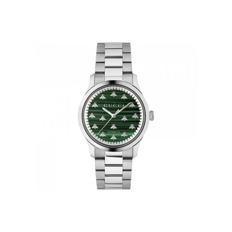 GUCCI Wrist Watch Automatic Mechanical Movement Stainless Steel Watchband 38mm Green Dial Men's Watches