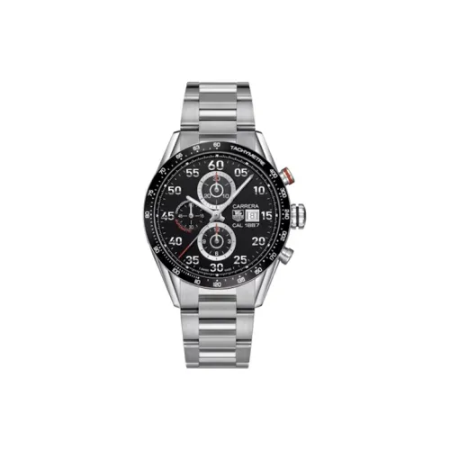 TAG HEUER Автоматический Механический Movement Мужские Carrera Collection Часы 43 мм Черные