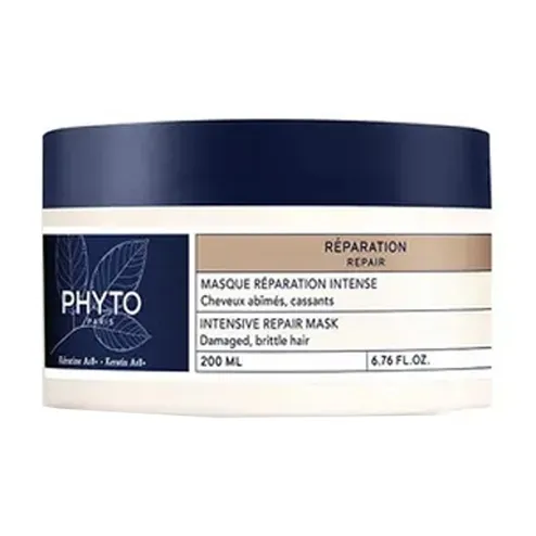 PHYTO Поврежденные и хрупкие волосы Маска для волос Восстанавливающая и увлажняющая 200 мл