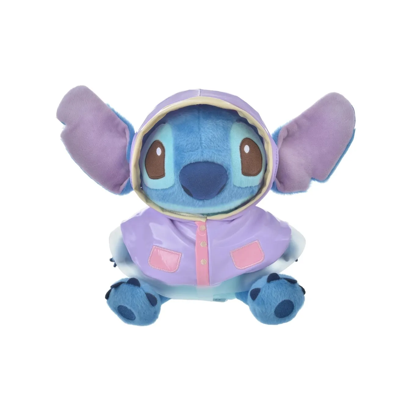 Disney Stitch Raincoat Collection Dolls Plush Doll 22cm Height