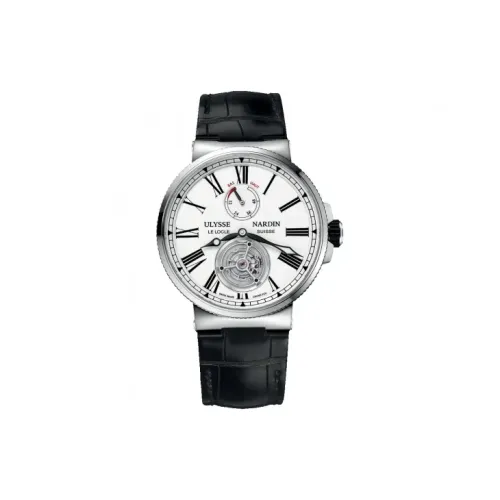 ULYSSE NARDIN Автоматический Механический Движение Мужские Nautical Collection Часы 45 мм Белый