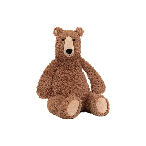 JELLYCAT Panda Series Enzo Медведь Кукла Плюшевая Кукла 27 см Высота В Сидячем Позе