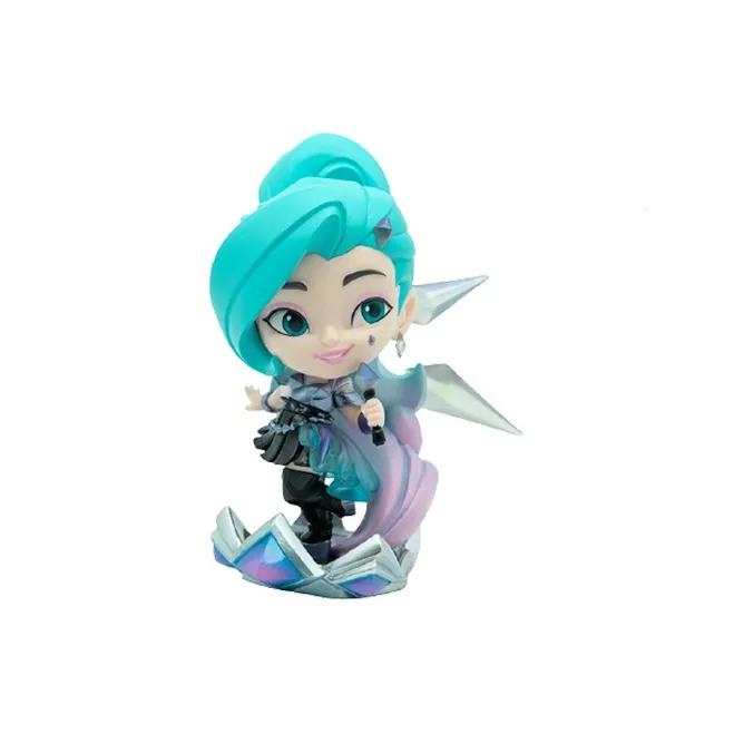 Лига Легенд Серафин Звездный Глазная Пение Lol League of Legends K DA All Out Серафин Чиби Фигурки