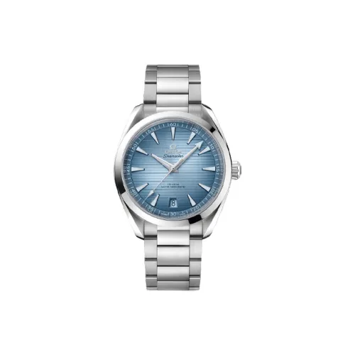 OMEGA Автоматический Механический Movement Мужские AQUA TERRA 150 метров Часы 41 мм Синий