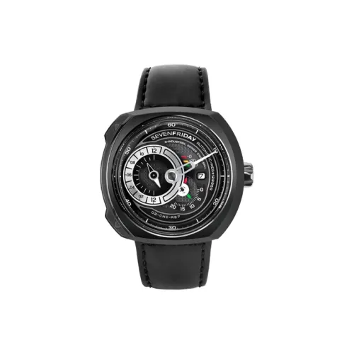 SEVENFRIDAY Автоматический Механический Часы Мужские Movement 44,3mm*49,7mm Черные