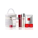 SK-II 75ml 페어리 크리스탈 투명 세트, 7개, 작은 향기 메이크업 버킷